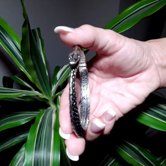 The Sophia Serpent Bangle by Alchemy of England - Picture 5 of 9